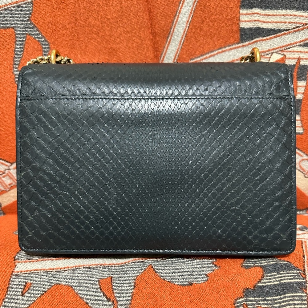 YVES SAINT LAURENT ❤️🌟 DEEP GREEN MEDIUM PYTHON … - image 3